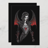 Halloween 6 vampier, b, eng monster, horror, kaart (Voorkant / Achterkant)