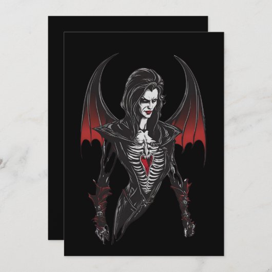 Halloween 6 vampier, b, eng monster, horror, kaart (Voorkant / Achterkant)