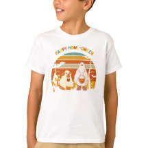 Halloween 70's stijl A Kind en hun pup