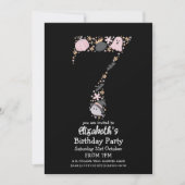 Halloween 7e verjaardag kaart (Voorkant)