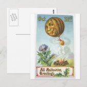 HALLOWEEN-87 BRIEFKAART (Voorkant / Achterkant)