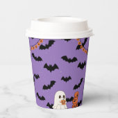 Halloween 8-oz Paper Cup Papieren Bekers (Achterkant)