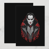 Halloween 9 vampier, b, eng monster, horror, kaart (Voorkant / Achterkant)