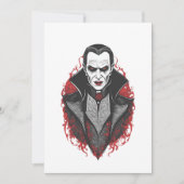 Halloween 9 vampier, eng monster, horror, kaart (Voorkant)