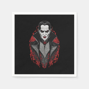 Halloween 9 vampier, horror, angstaanjagende vampi servet