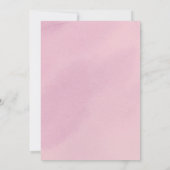 Halloween A Baby brouwt Baby shower roze Kaart (Achterkant)