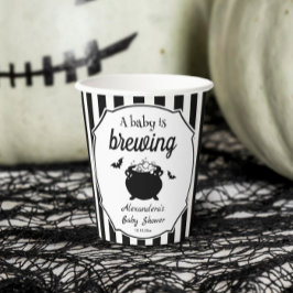 Halloween A Baby is Baby shower Papieren Bekers