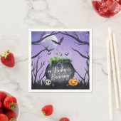 Halloween A Baby is Baby shower Servet (Insitu)