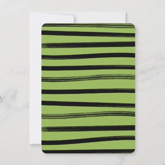 Halloween A Baby is Brewing Caldron Baby shower Kaart (Achterkant)