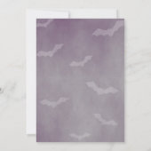 Halloween A Baby is de Uitnodiging van het Baby sh (Achterkant)