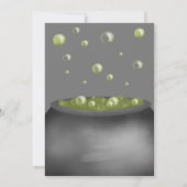 Halloween A Baby is de Uitnodiging van het Baby sh (Achterkant)