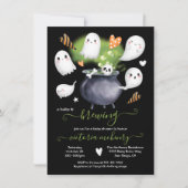 Halloween A Baby is een snuffelschoen Kaart (Voorkant)