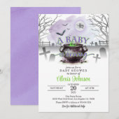 Halloween A Baby is het brouwen van Baby shower (P Kaart (Voorkant / Achterkant)