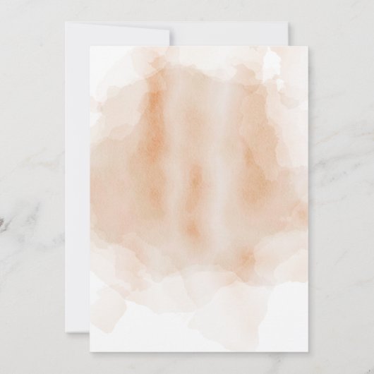 Halloween A Baby is Waterverf van heks Kaart (Achterkant)