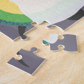 Halloween A-BOO-Cado Spooky Schattigee Avocado Gho Legpuzzel (Zijkant)