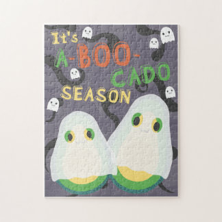 Halloween A-BOO-Cado Spooky Schattigee Avocado Gho Legpuzzel