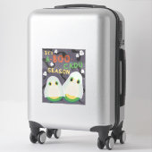 Halloween A-BOO-Cado Spooky Schattigee Avocado Gho Sticker (Koffer)