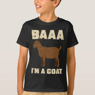 Halloween A Im Goat Funny Animal Costume Mannen Vr T-shirt