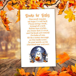 Halloween A Little Boo Boeken voor Baby Informatiekaartje