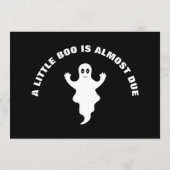 Halloween A Little Boo is bijna het gevolg van Bab Advieskaart (Achterkant)