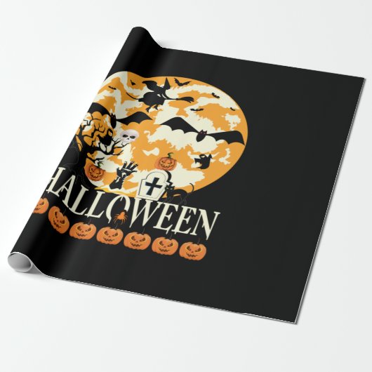 Halloween A World Where There Are Octobers Cadeaupapier (Uitgerold)