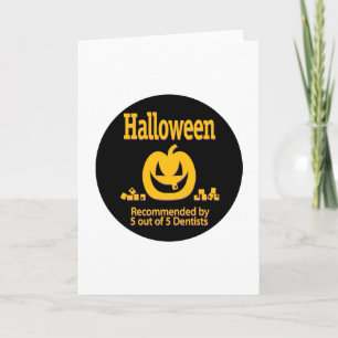 Halloween Aanbevolen door Tandartsen Kaart