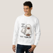 Halloween aangepaste grillige grappige hond trui (Voorkant volledig)