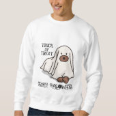 Halloween aangepaste grillige grappige hond trui (Voorkant)