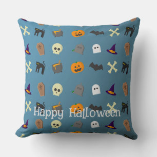 Halloween aangepaste grillige grappige patroon kussen