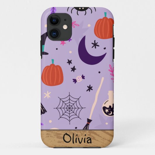 HALLOWEEN AANGEPASTE NAAM Case-Mate iPhone CASE (Achterkant)