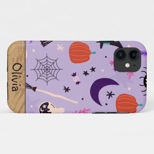 HALLOWEEN AANGEPASTE NAAM Case-Mate iPhone CASE (Achterkant (horizontaal))