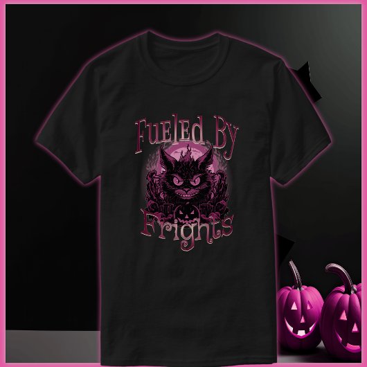Halloween aangewakkerd door angst t-shirt