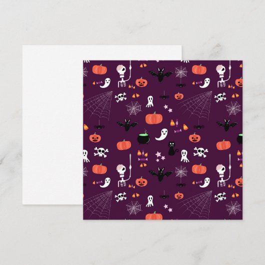 Halloween Aankondiging (Voorkant / Achterkant)