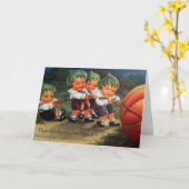  Halloween aanpasbare kinder pompoen kaart (Gele Bloem)