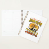 Halloween Aap Kostuum Vintage Shirt Ontwerp_1 Planner (Display)