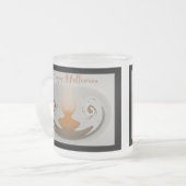 Halloween Abstract Glass Mok Raset (Voorkant links)