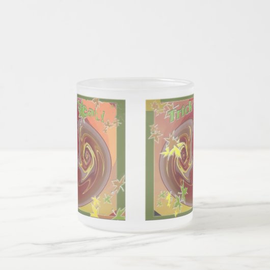 Halloween Abstract Glass Mok Raset (Center)