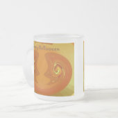 Halloween Abstract Glass Mok Raset (Voorkant links)