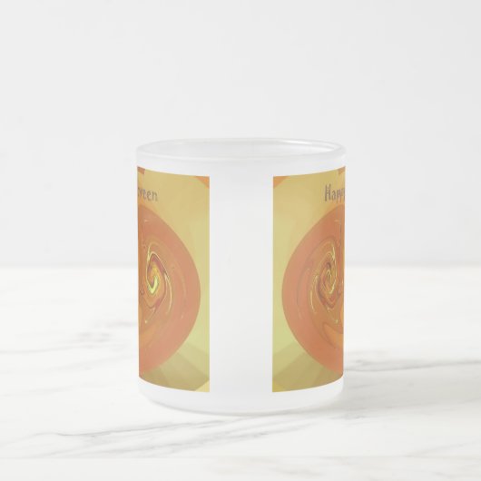 Halloween Abstract Glass Mok Raset (Center)