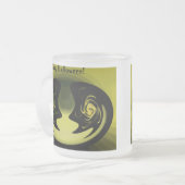 Halloween Abstract Glass Mok Raset (Voorkant links)