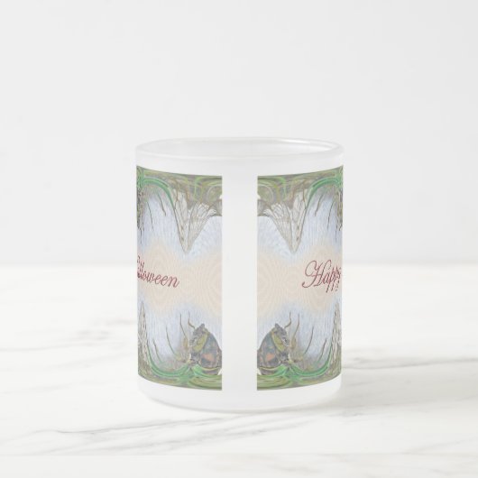 Halloween Abstract Glass Mok Raset (Center)