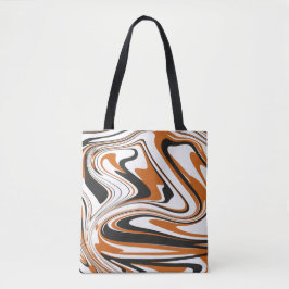 Halloween Abstract Kunstzinnig Patroon Tote Bag