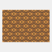 Halloween Abstract Patroon set 3 Inpakpapier Vel (Voorkant 3)