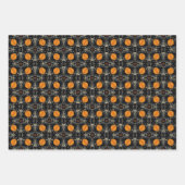 Halloween Abstract Patroon set 5 Inpakpapier Vel (Voorkant 3)
