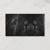 Halloween Abstract Spiderweb Acrylvezel p.p. Visitekaartje (Voorkant)