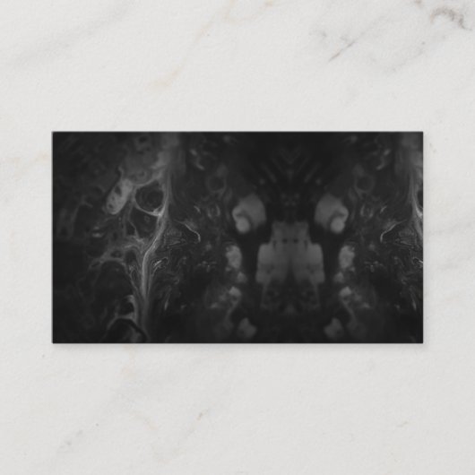 Halloween Abstract Spiderweb Acrylvezel p.p. Visitekaartje (Voorkant)