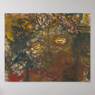 Halloween Abstracte Enge Zombie Ghost Poster