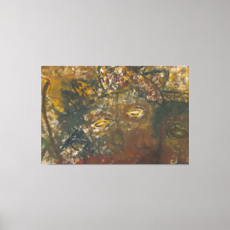 Halloween Abstracte Scary Zombie Ghost Poster Canvas Afdruk