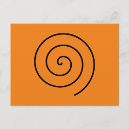 Halloween abstrakt schwarz und oranje briefkaart