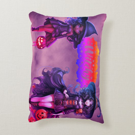 Halloween Accent Pillow Accent Kussen (Achterkant (Verticaal))